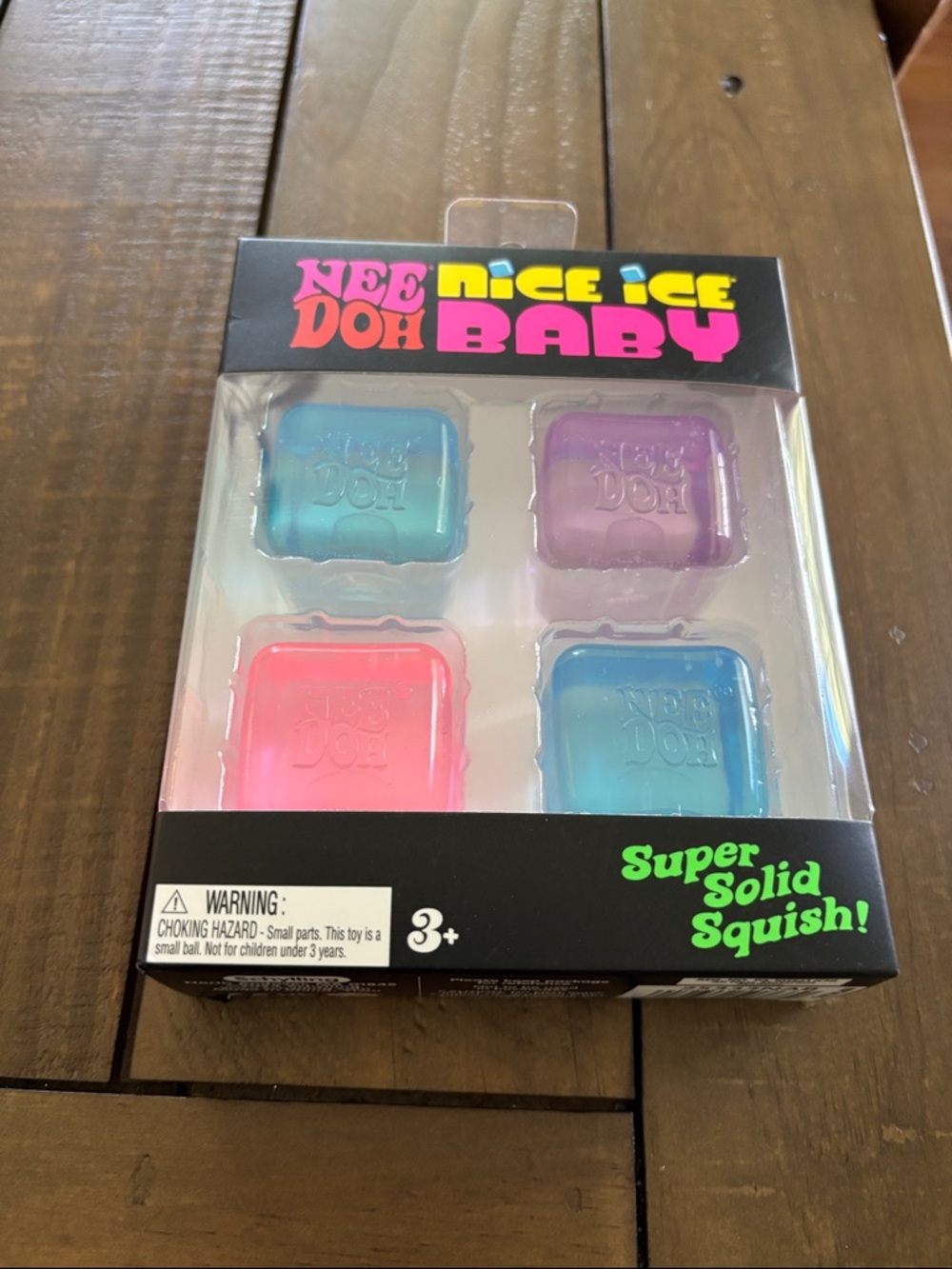 Nee Doh Nice Ice Baby Squishy Set - Blue, Purple, Pink